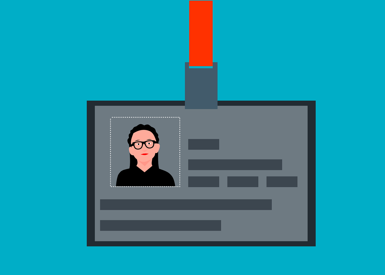 An illustration of an ID card represents this article about shumei—the Japanese tradition of inheriting a predecessor’s name—as practiced by some of Japan’s longest-established companies.
